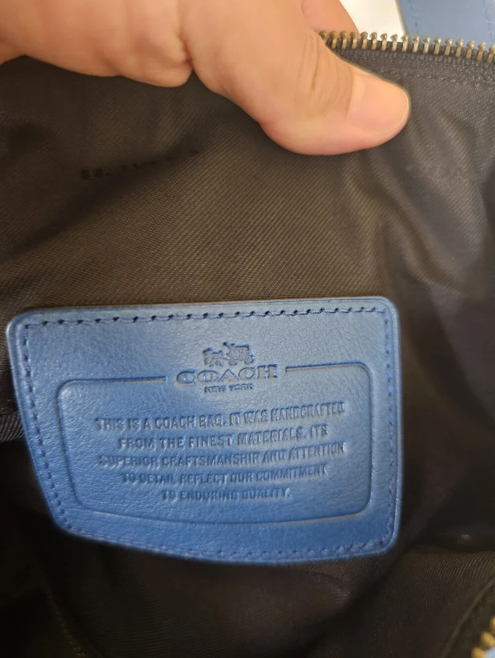 COACH Tote Manhattan Fold - Picture 6 of 16